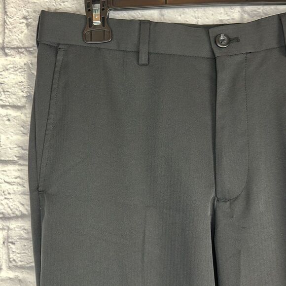 Van Heusen Black Slacks Pal rd Size 34x32 - Picture 2 of 7